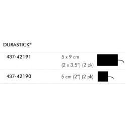 Elettrodi quadrati Dura-Stick® Plus - Confezione da 4