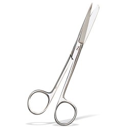 Straight dolphin scissors 14 cm COMED - UNIT