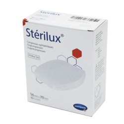 Eye compresses - STERILUX 56 x 70 mm - HARTMANN - 10 pieces