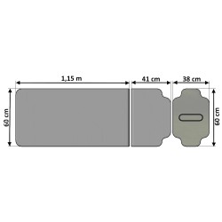 MANUOSTÉO table with headrest + stopper + head block Franco & Fils