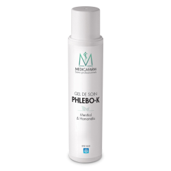 PHLEBO-K Care Gel Menthol & Hamamelis - Cool Effect - 250 ml Airless bottle