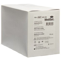 MediSet sterile 15 cm wooden swabsticks - box of 150