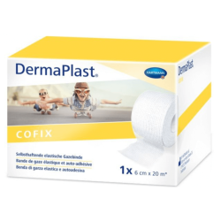 DermaPlast® CoFix White self-adhesive tape 20m x 6cm - per unit