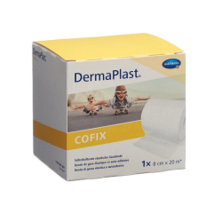 DermaPlast® CoFix White self-adhesive tape 20m x 8cm - L\'unité