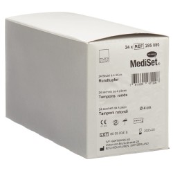 MediSet round pads Ø 4 cm sterile, box of 24 x 4 pads