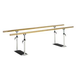 Barre parallèle pliable avec main courante en bois Easy Click Klassic - FERROX