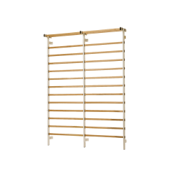 Espalier with steel uprights and 14 beechwood dowels - FERROX