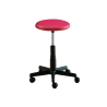 Tabouret pivotant hauteur variable équipé de vérin à gaz - Rose  - FERROX