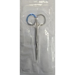 Iris surgical scissors, sterile stainless steel 11.5cm