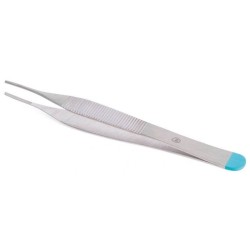 Fine Adson forceps without claw, sterile, 12cm