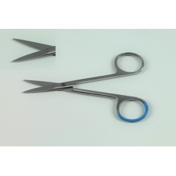 Iris surgical scissors, sterile stainless steel 11.5cm