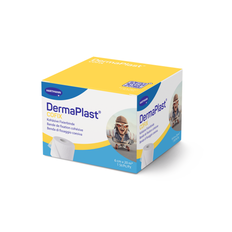 DermaPlast® CoFix- Bande auto-adhésive blanche 6cm x 20m