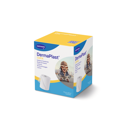 DermaPlast® CoFix- Bande auto-adhésive blanche 10cm x 20m