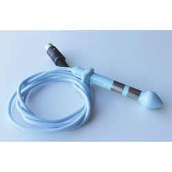 Anal probe with removable stop