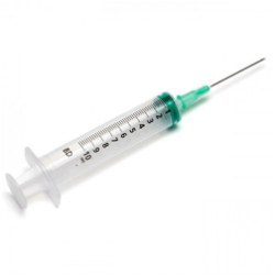 Siringhe da 10 ml in 3 pezzi con ago da 21 G