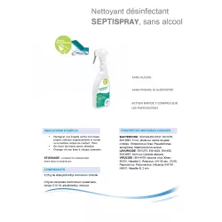 Detergente spray disinfettante senza alcol