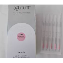 Dry Needling Regular APS Needles - Pink 0.30x50mm
