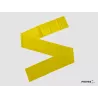 Fascia di resistenza leggera MVS, lunghezza 1,5 m, gialla
