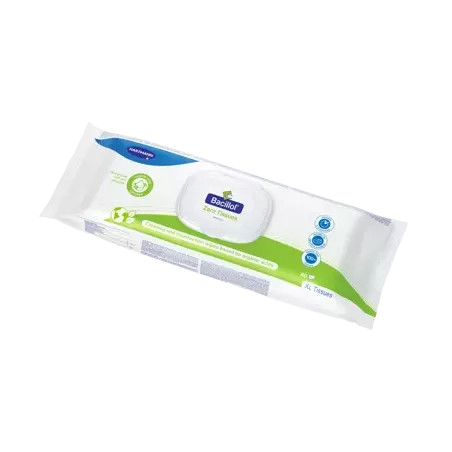 Lingettes nettoyantes et désinfectantes de surfaces Sans alcool