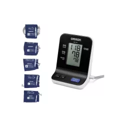 Professionelles elektronisches Oberarm-Blutdruckmessgerät OMRON mit Mehrfachmanschette