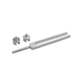 Tuning fork with slider