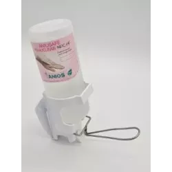 Halterung für Gel- und Seifenspender 1 L Airless PVC - Ellbogenkontrolle