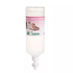 Aniosafe Manuclear mild disinfectant soap for elbow-operated dispenser - 1L airless bottle
