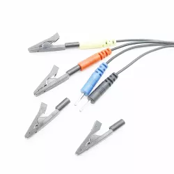 Alligator clip for Ø2mm plug electrode