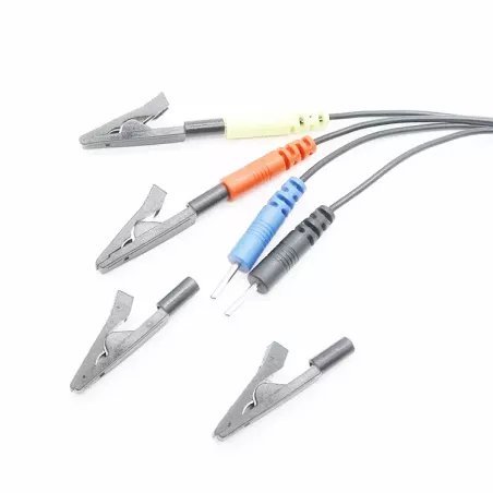 Pince crocodile pour électrode fiche Ø2mm