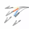 Krokodilklemme für Elektrode mit Ø 2 mm Stecker
