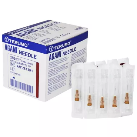 Aiguilles hypodermiques Marron 26G - 0.45 x 13 mm