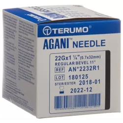 Aiguilles hypodermiques Noires 22G - 0.70x32mm
