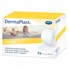DermaPlast® CoFix Bande auto-adhésive blanche 20m x 6cm - l'unité