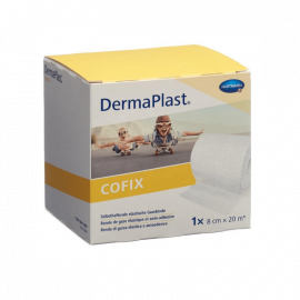 DermaPlast® CoFix Bande auto-adhésive blanche 20m x 8cm - L'unité